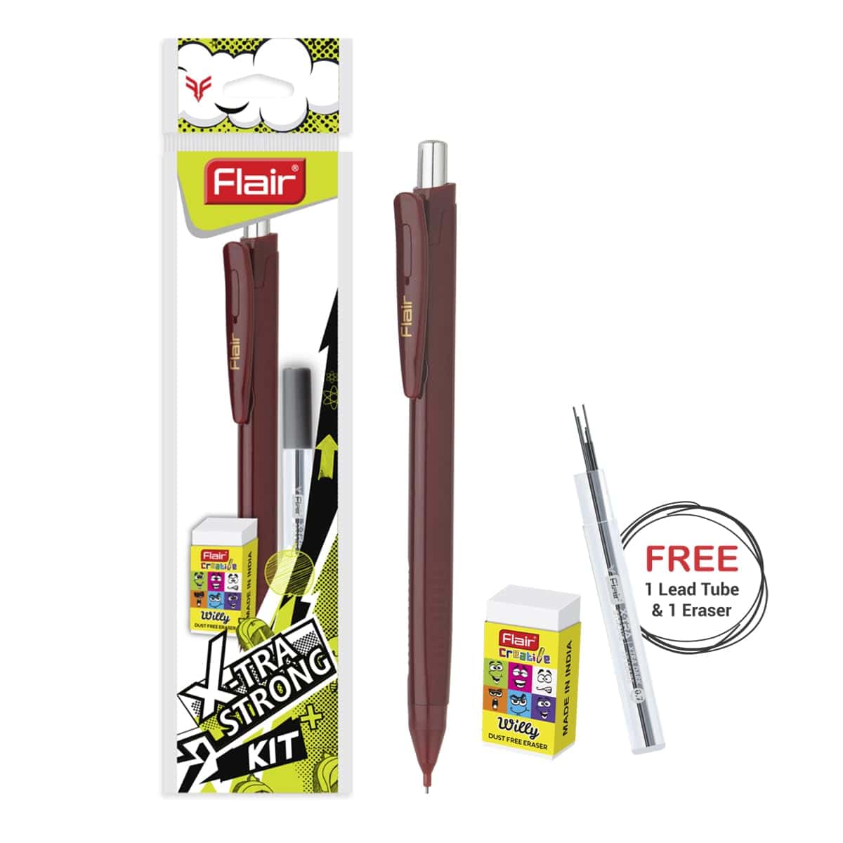 Flair X Tra Strong Kit Mech Pencil 0.7Mm in bulk from India — Ant Mascot