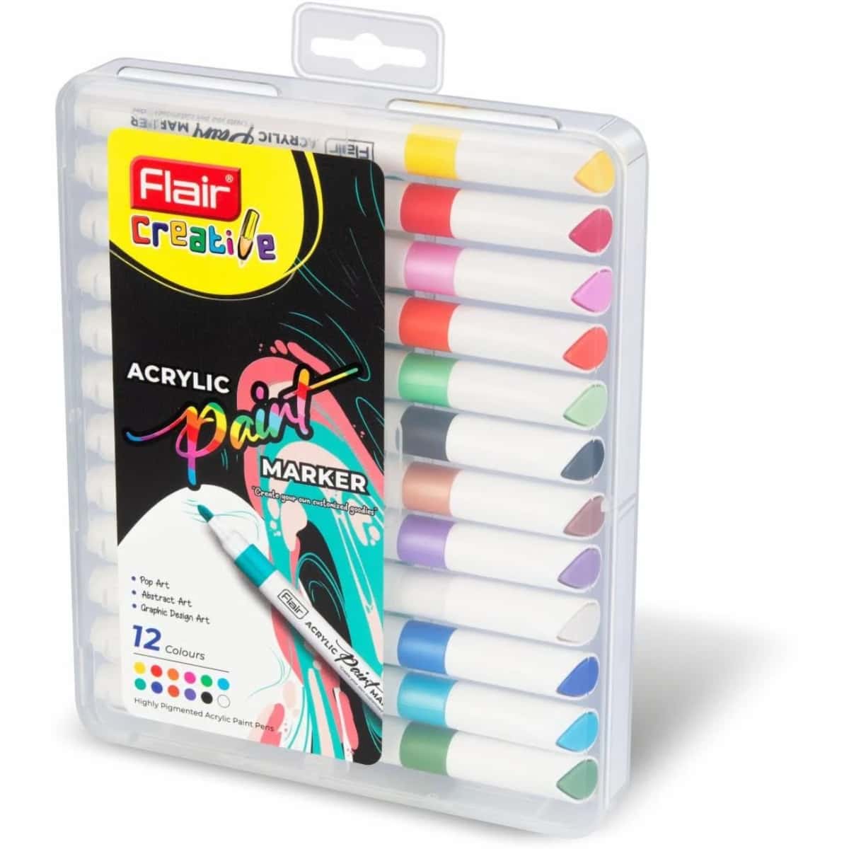 Flair Acrylic Paint Marker 12 Colors in bulk from India — Ant Mascot