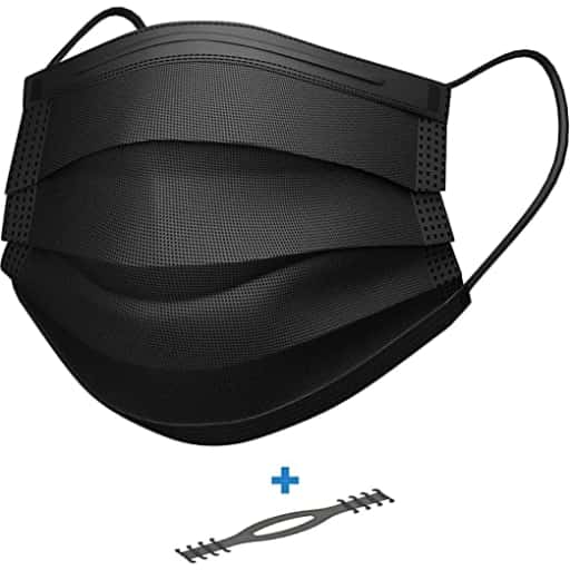 Proq Black Mask Mask Pack Of 100 Black Surgical Mask in bulk from India — Ant Mascot