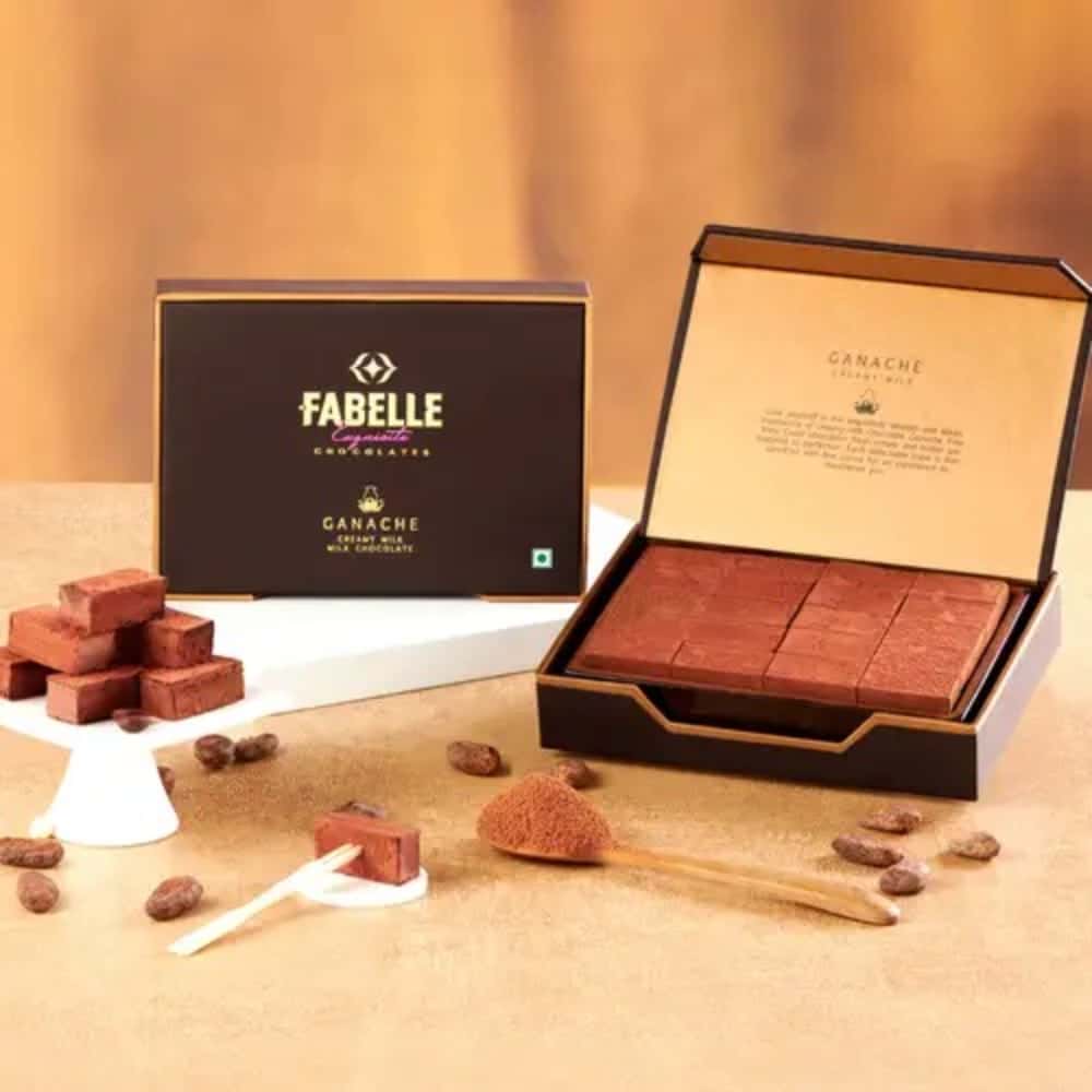 Fabelle Ganache Creamy Milk Chocolate - 20 Cubes in bulk from India — Ant Mascot