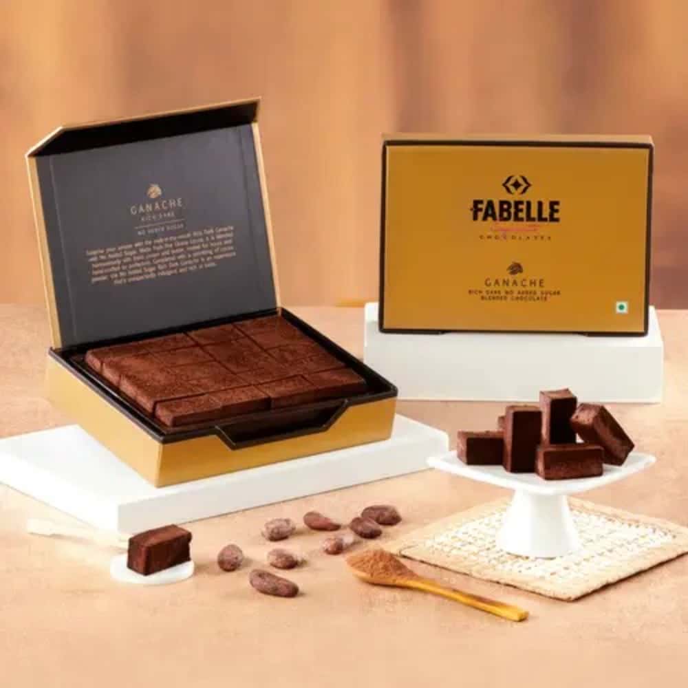 Fabelle Ganache Rich Dark Chocolate - 20 Cubes in bulk from India — Ant Mascot