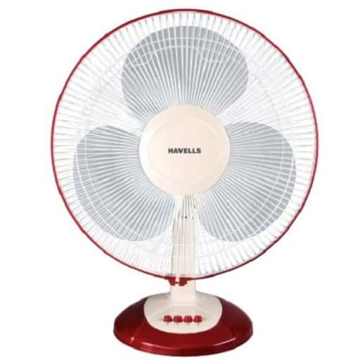 Havells 400 mm Swing Lx Table Fan Cherry  in bulk from India — Ant Mascot