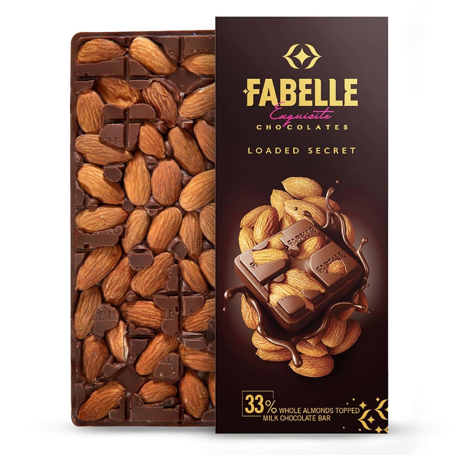 Fabelle Loaded Secret - Milk Luxury Chocolate Bar in bulk from India — Ant Mascot