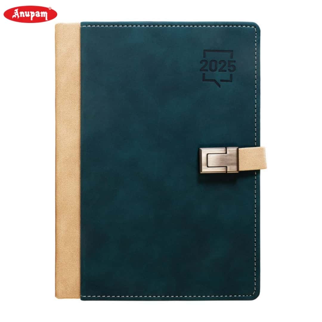 Anupam Fly Diary 2025 A5 (80 GSM) Teal in bulk from India — Ant Mascot