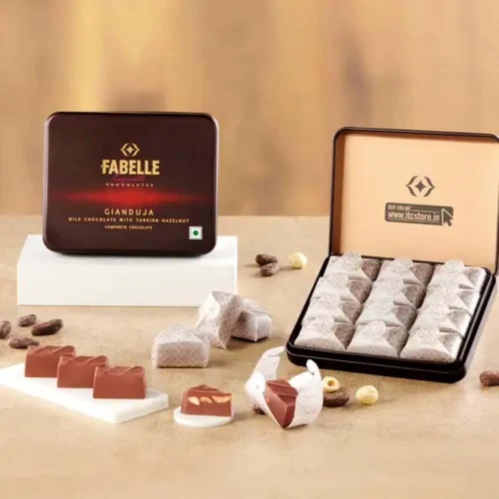 Fabelle Milk Chocolate Gianduja - 12 cubes in bulk from India — Ant Mascot
