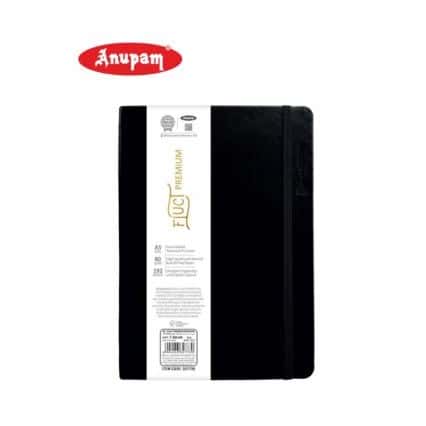Anupam Fluct Premium Journal 192Pg A5 Black in bulk from India — Ant Mascot