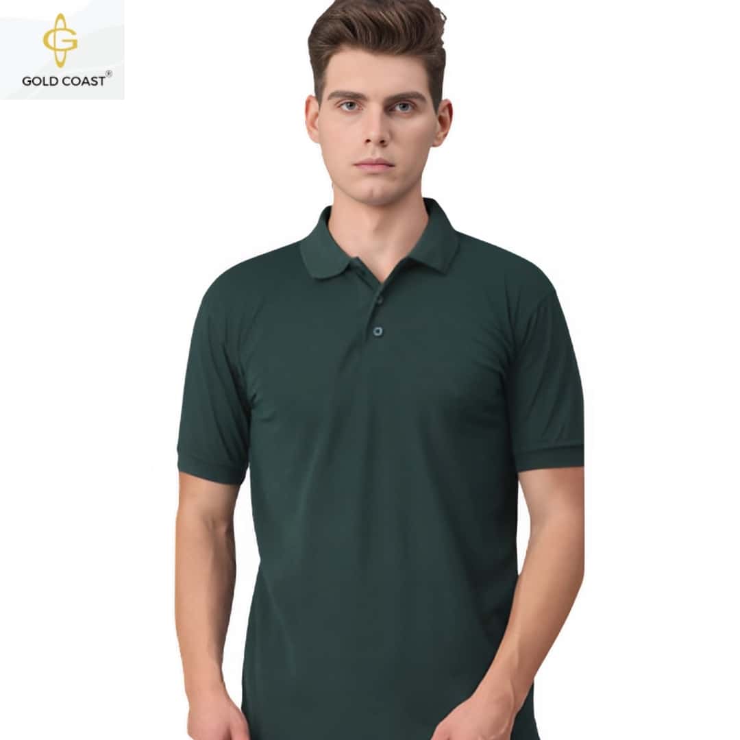 Gold Coast Air-Tex Dry-fit Polo T-Shirt - Green in bulk from India — Ant Mascot