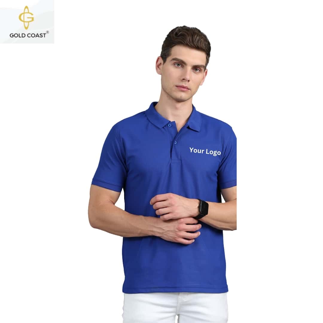 Gold Coast Mars200 Dri-Fit Polo T-Shirt - Royal Blue in bulk from India — Ant Mascot