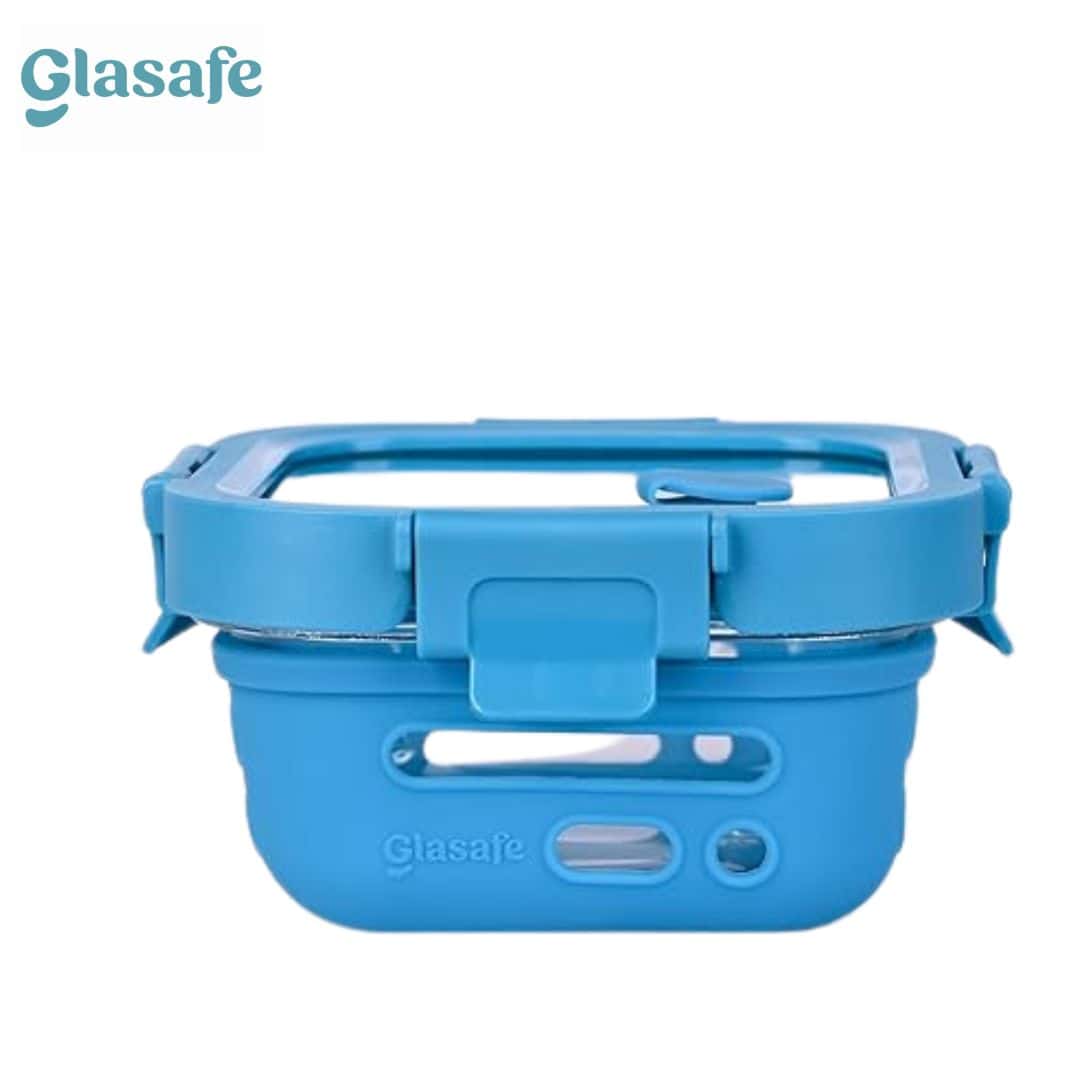 GLASAFE FRESH GRIP TIFFIN   TRANQULI TEAL 520ML-BLUE COLOR in bulk from India — Ant Mascot