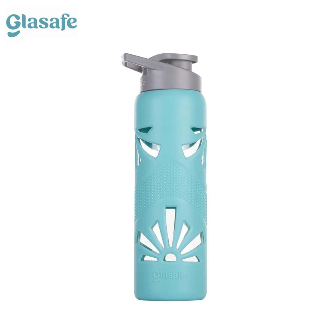 GLASAFE CLEAR GRIP  WATER BOTTLE 750ML - GREEN COLOR in bulk from India — Ant Mascot