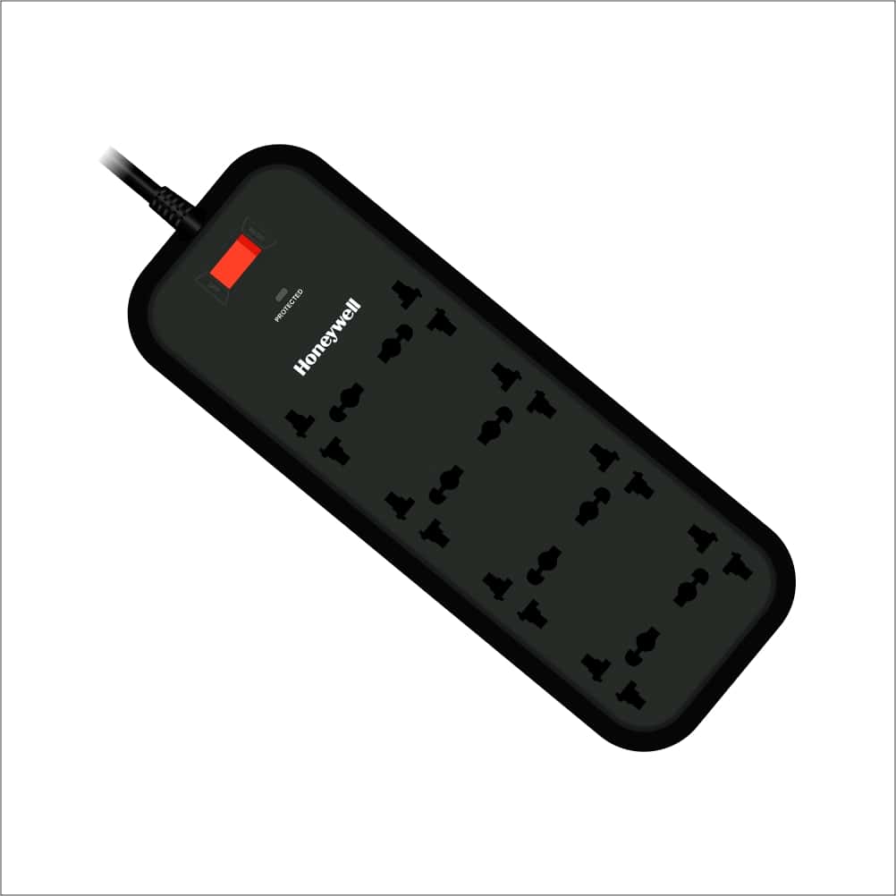 Honeywell 8 out surge protector with master switch in bulk from India — Ant Mascot