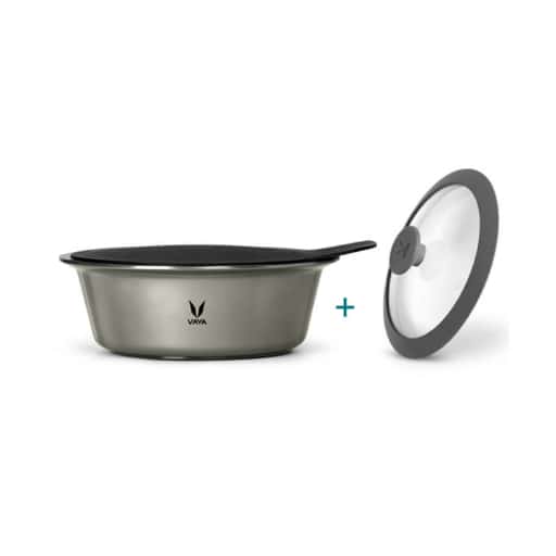 Vaya Hautecase Serveware HC 1500 (Stack + Glass) Lids - Cloud Grey in bulk from India — Ant Mascot