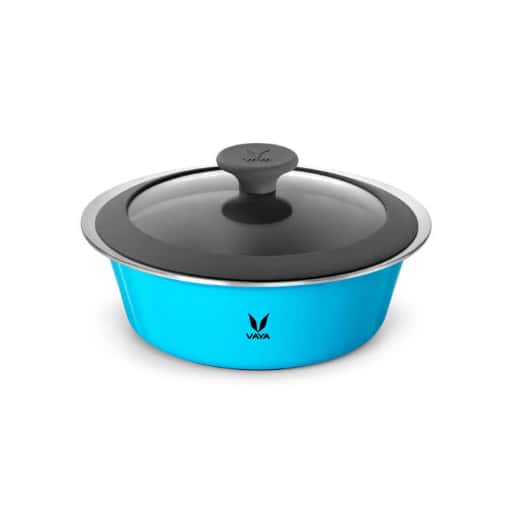 Vaya Hautecase Serveware HC 1500 (Stack + Glass) Lids - Azure Blue in bulk from India — Ant Mascot