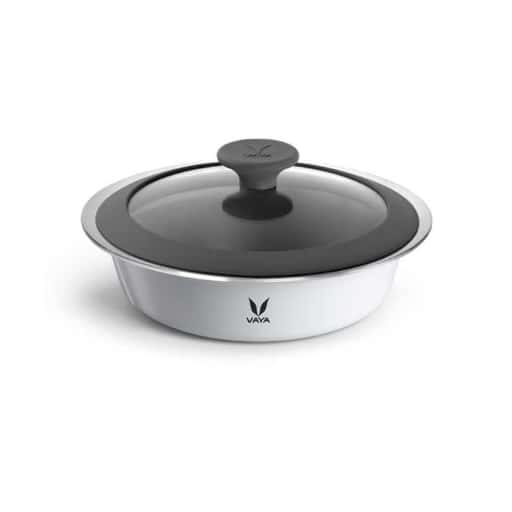 Vaya Hautecase Serveware HC 1100 Glass Lid - Cool Grey in bulk from India — Ant Mascot