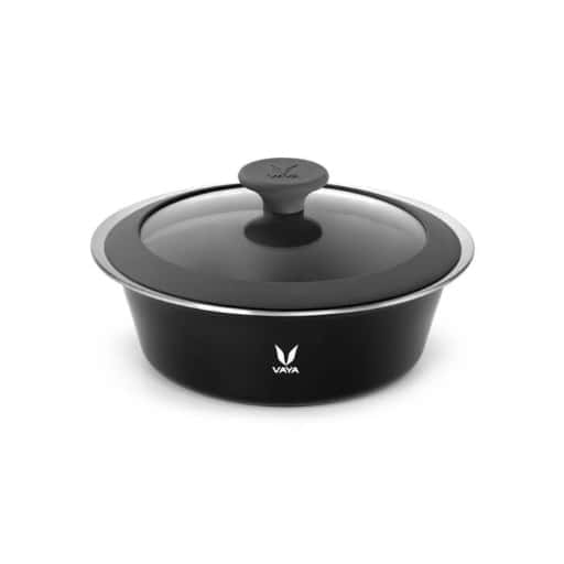 Vaya Hautecase Serveware HC 1500 Glass Lid - Sable Black in bulk from India — Ant Mascot