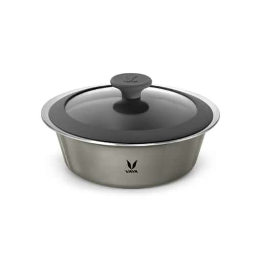 Vaya Hautecase Serveware HC 1500 Glass Lid - Cloud Grey in bulk from India — Ant Mascot