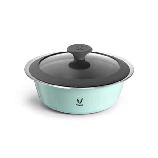 Vaya Hautecase Serveware HC 1500 Glass Lid - Cool Cyan in bulk from India — Ant Mascot