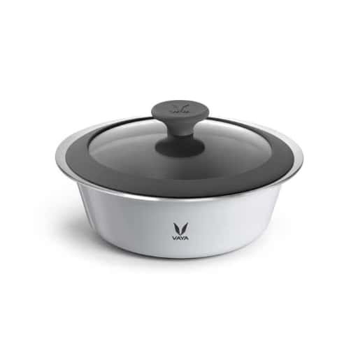 Vaya Hautecase Serveware HC 1500 Glass Lid - Cool Grey in bulk from India — Ant Mascot