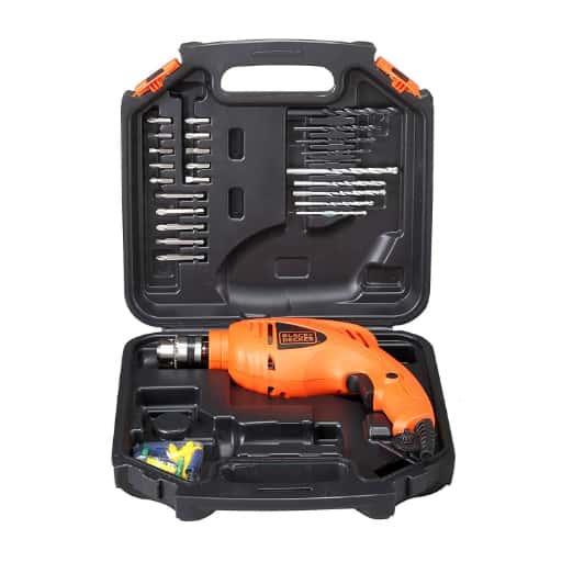 Black + Decker Non-Reversible Impact Drill Machine Kit in bulk from India — Ant Mascot