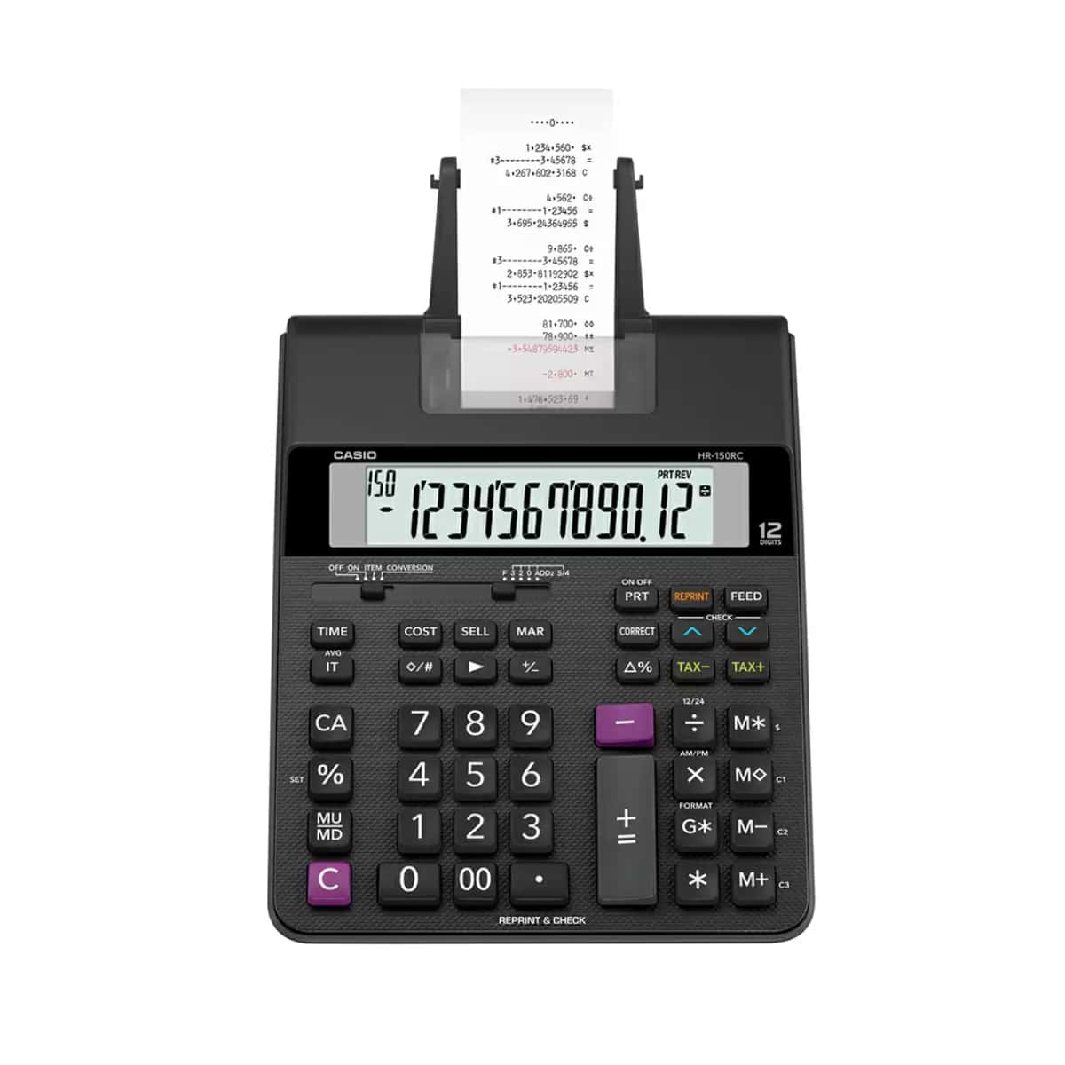 Casio Desk Type Print & Reprint Calculator HR-150RC in bulk from India — Ant Mascot