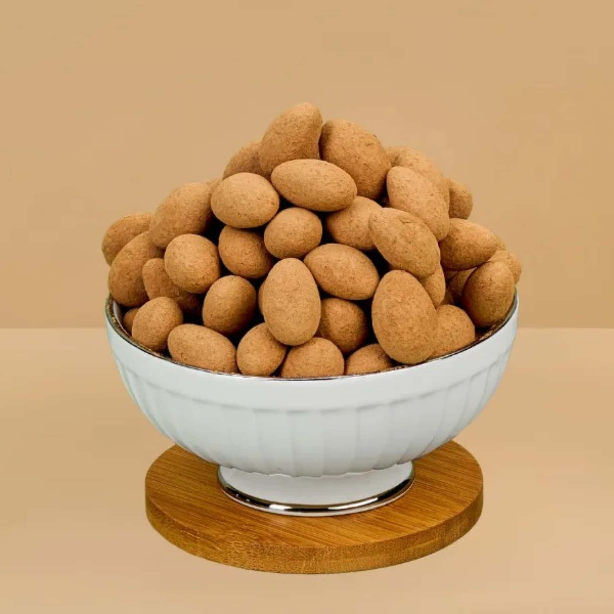 Cocoa-Dusted Almond Delight 50 Gm in bulk from India — Ant Mascot