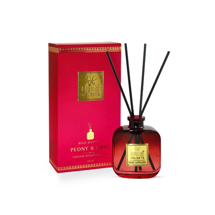 IRIS Celeste Peony & Rose Reed Diffuser Set in bulk from India — Ant Mascot