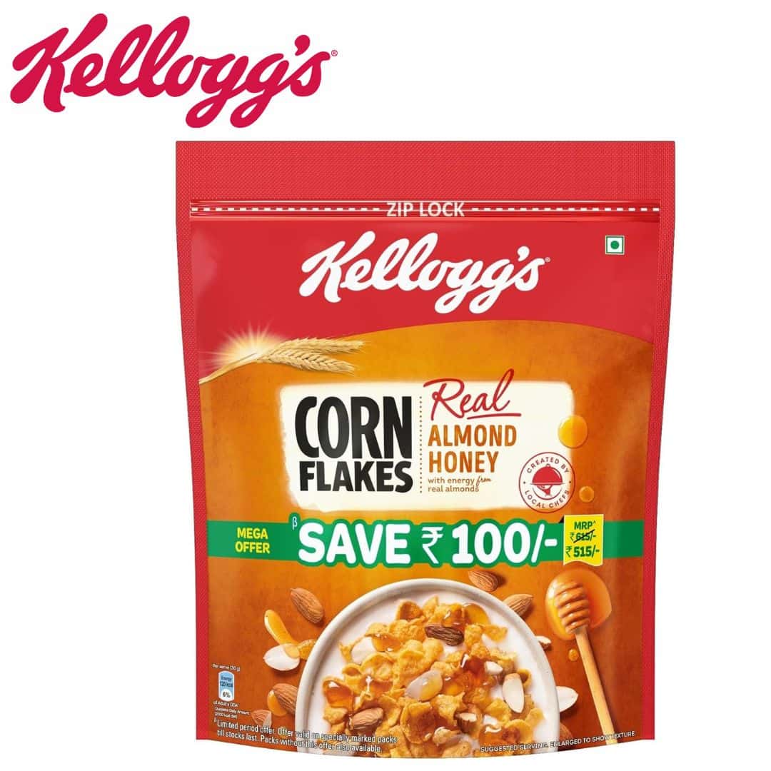 Kelloggs Almond Corn Flakes 1kg in bulk from India — Ant Mascot