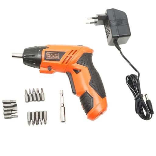 Black + Decker 4.8V Cordless Ni Cordless Screwdriver Set in bulk from India — Ant Mascot