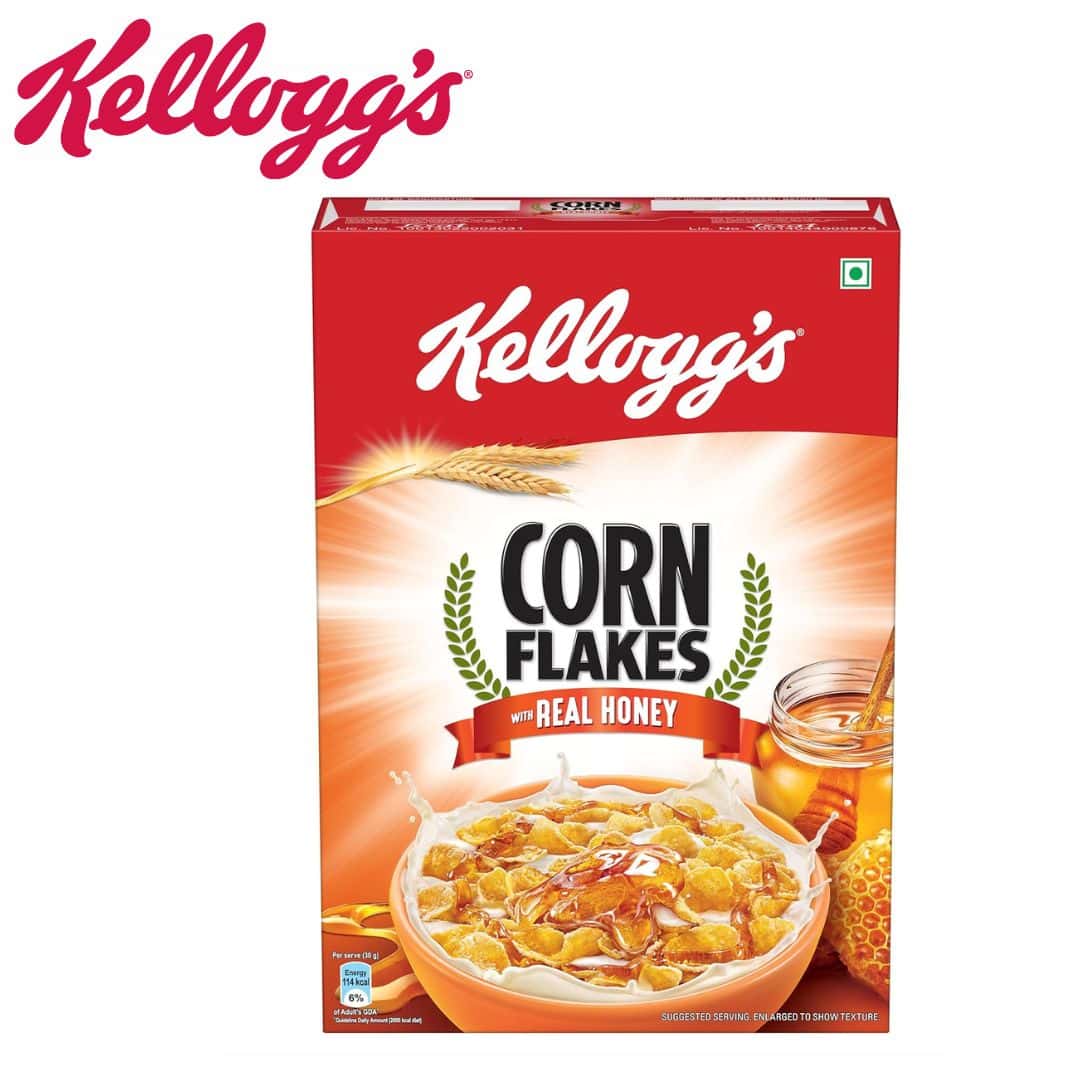 Kelloggs Corn Flakes Real Honey 345g in bulk from India — Ant Mascot