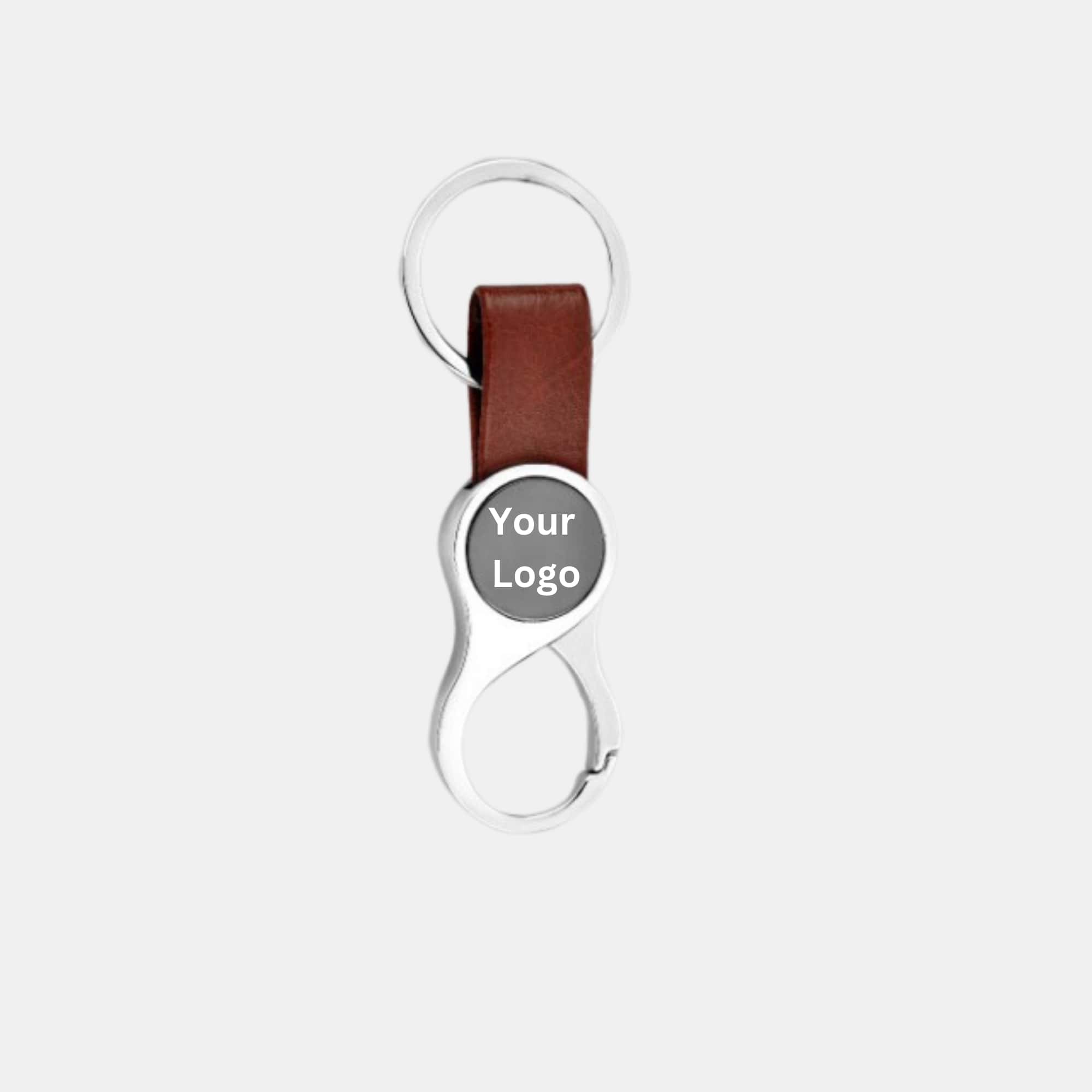 Leather Loop with Metal Accent Keychain in bulk from India — Ant Mascot