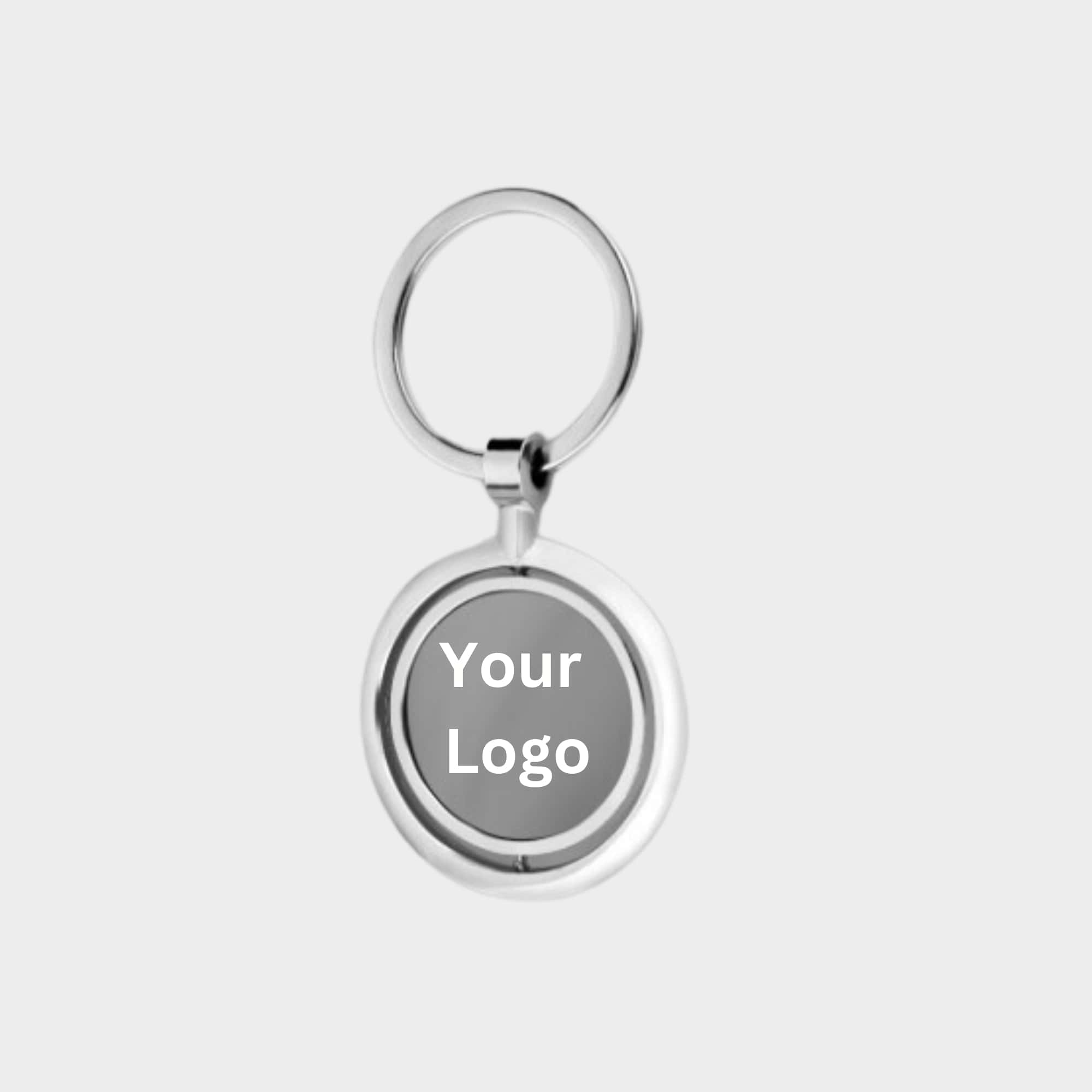 Round Metal Keychain with Modern Design in bulk from India — Ant Mascot