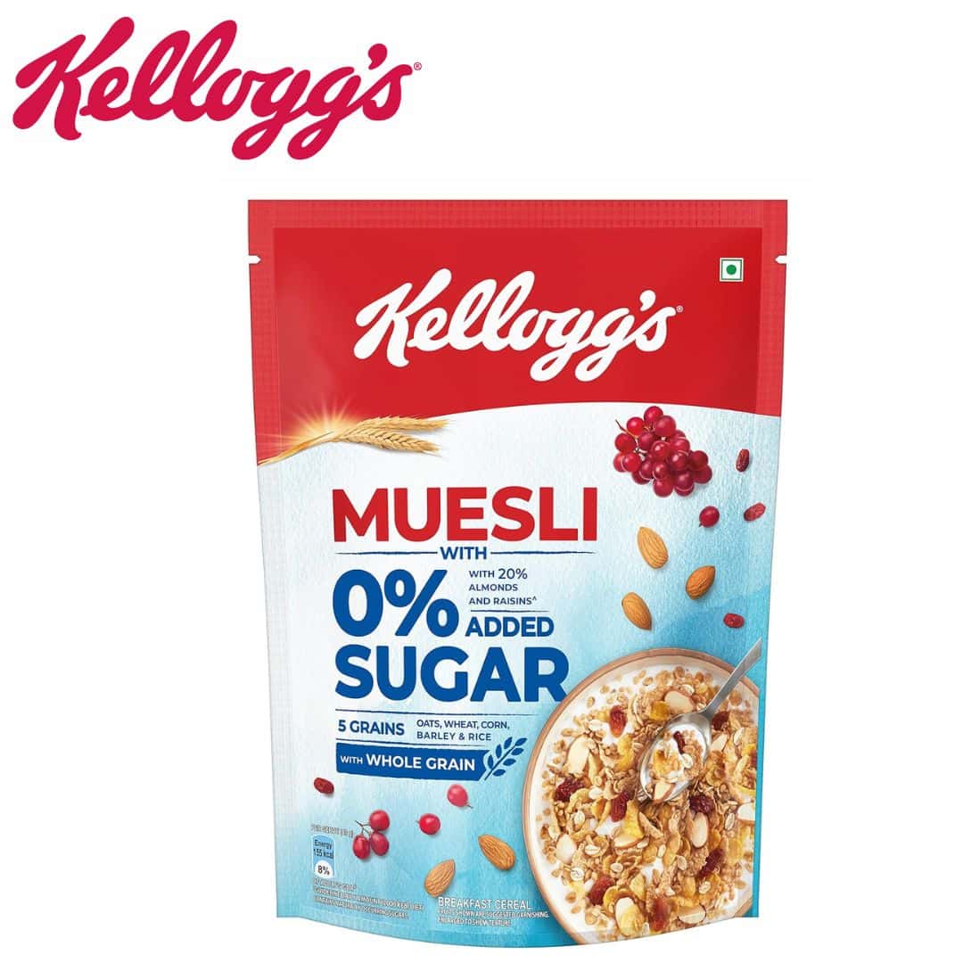 Kelloggs Muesli No Added Sugar 500g in bulk from India — Ant Mascot