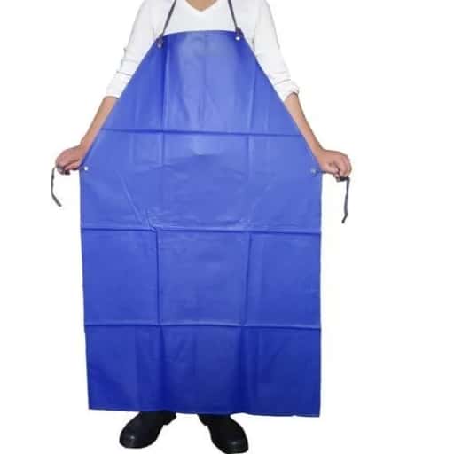 Blue Plain Water Proof Pvc Kitchen Apron in bulk from India — Ant Mascot