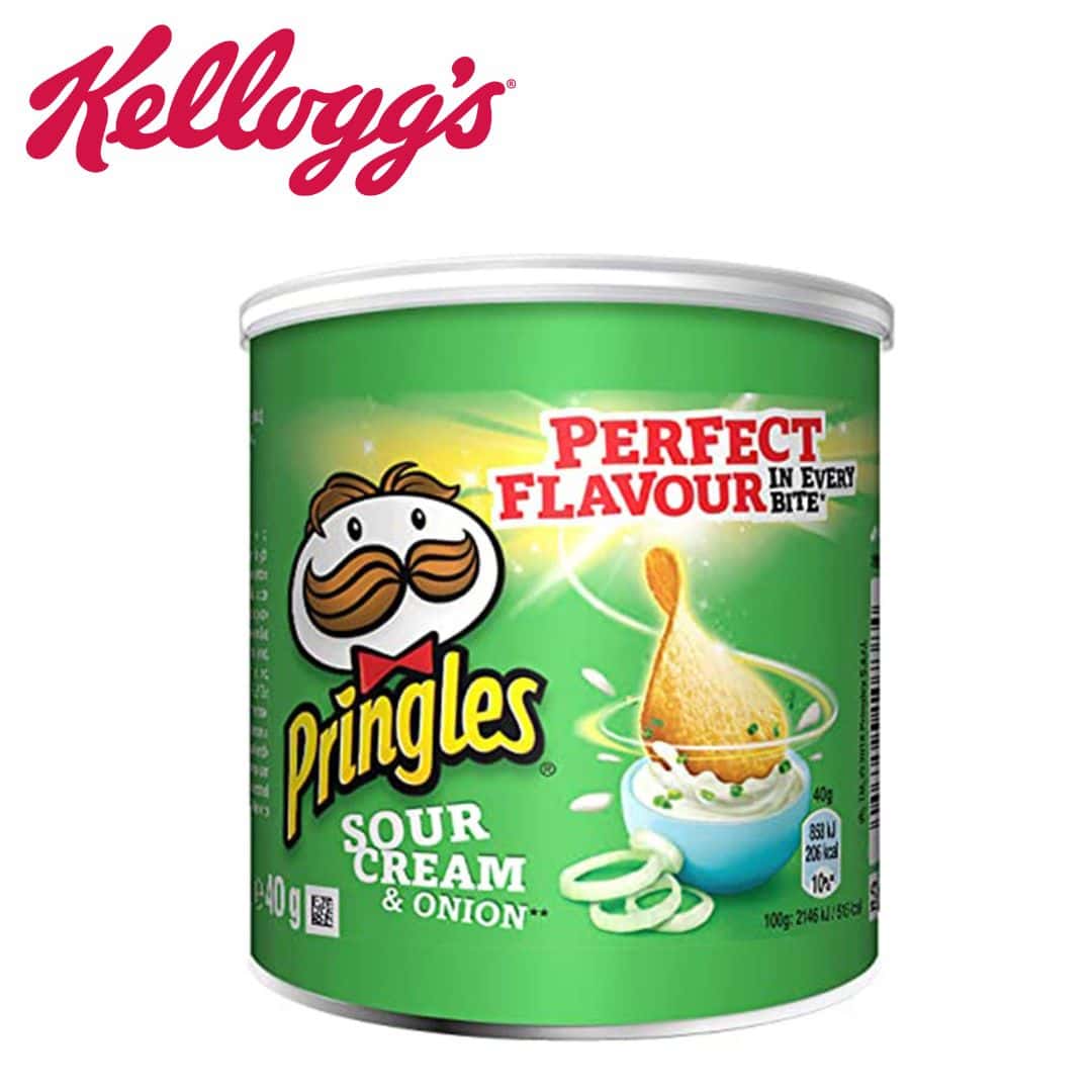 Kelloggs Pringles Potato Sour Cream & Onion 40g in bulk from India — Ant Mascot