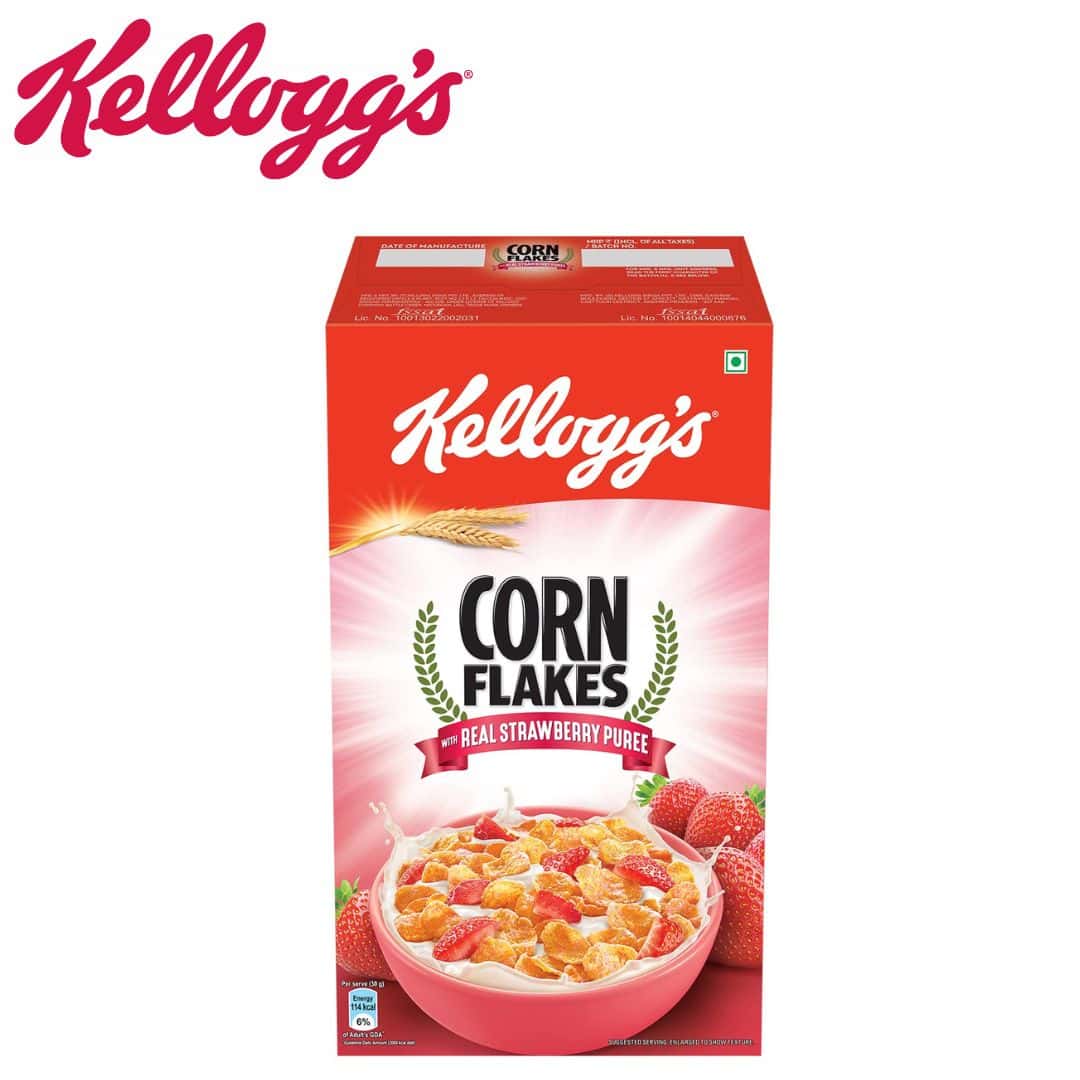 Kelloggs Strawberry Corn Flakes 575g in bulk from India — Ant Mascot