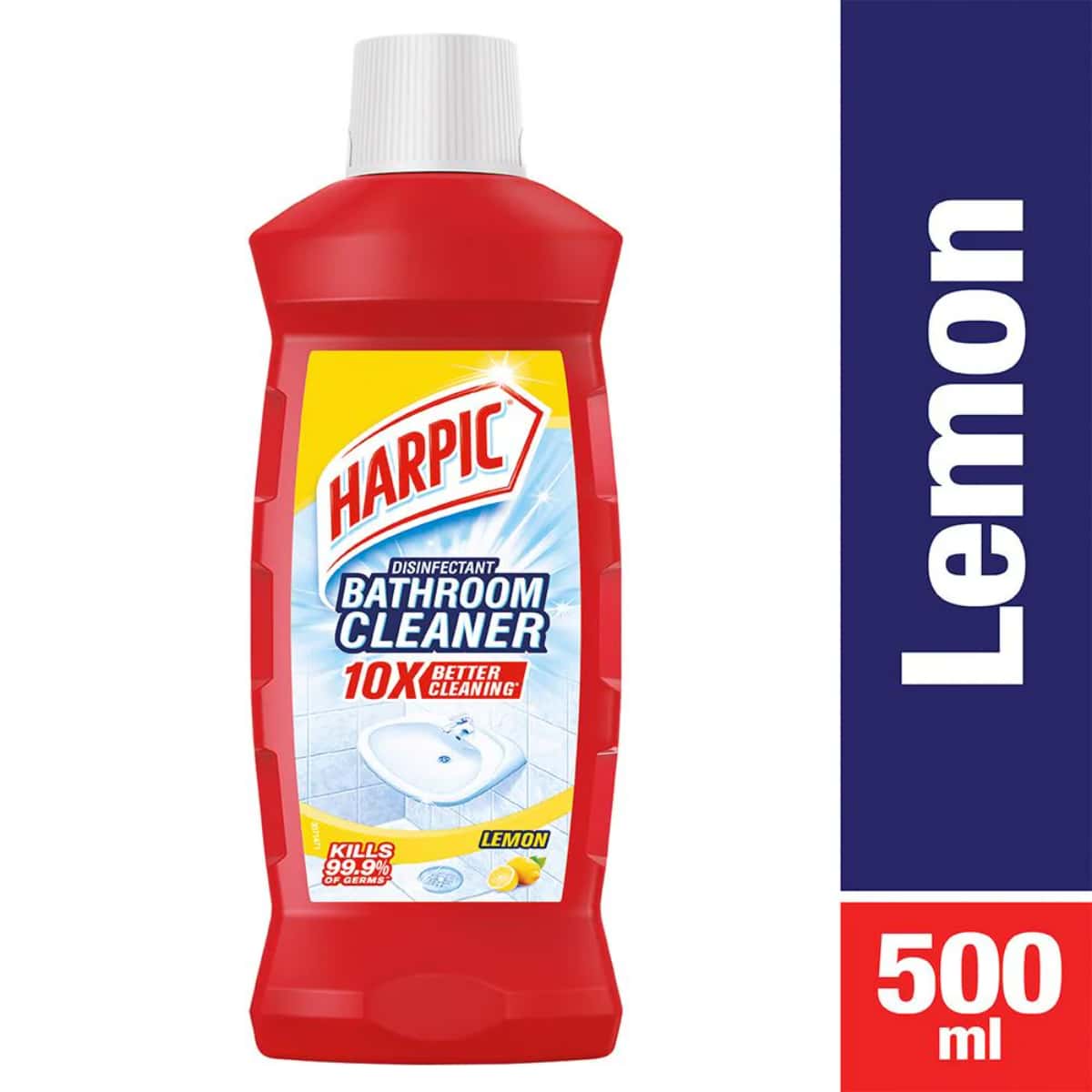 Harpic Disinfectant Bathroom Cleaner Liquid Lemon 500 ml in bulk from India — Ant Mascot