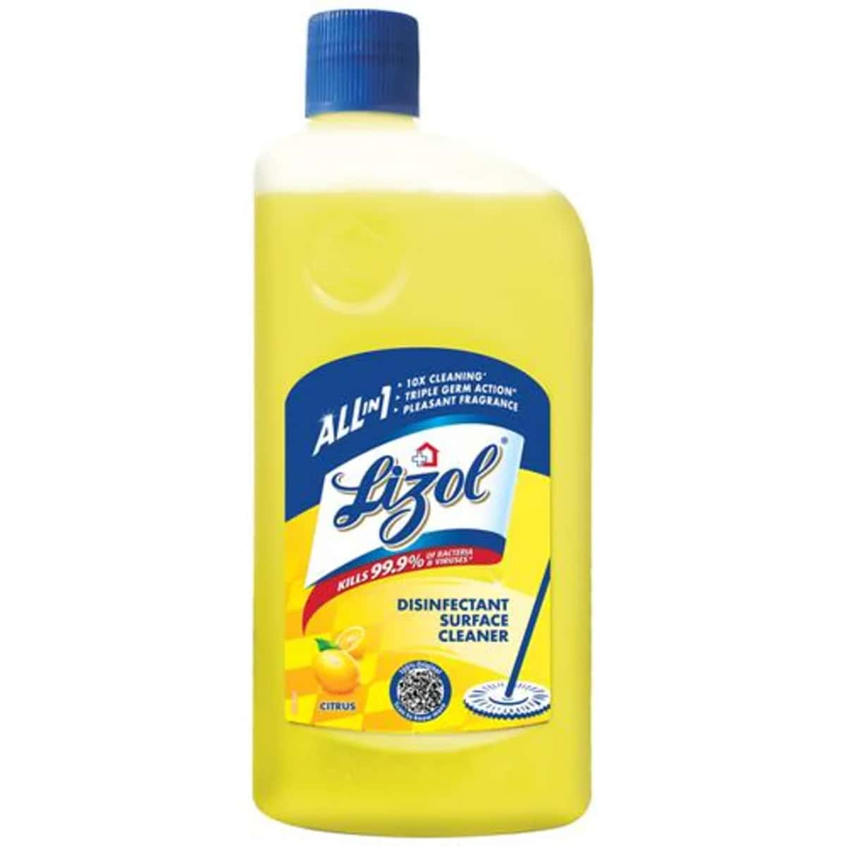 Lizol Disinfectant Surface & Floor Cleaner Citrus 975 ml in bulk from India — Ant Mascot