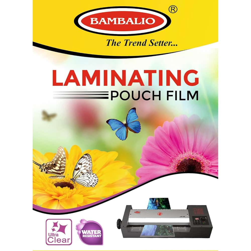 BAMBALIO Thermal Laminating Sheet 7"x 9" 100 Sheets in bulk from India — Ant Mascot