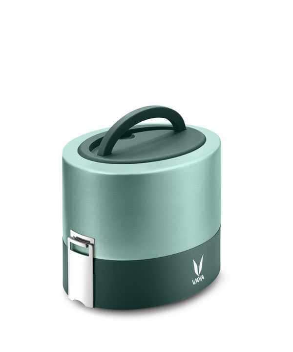 VAYA Tyffyn 600 Without Bagmat Lunchbox- Green in bulk from India — Ant Mascot