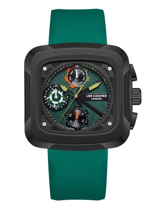 LC Multifunc Green Square Watch-LC08012.075 in bulk from India — Ant Mascot