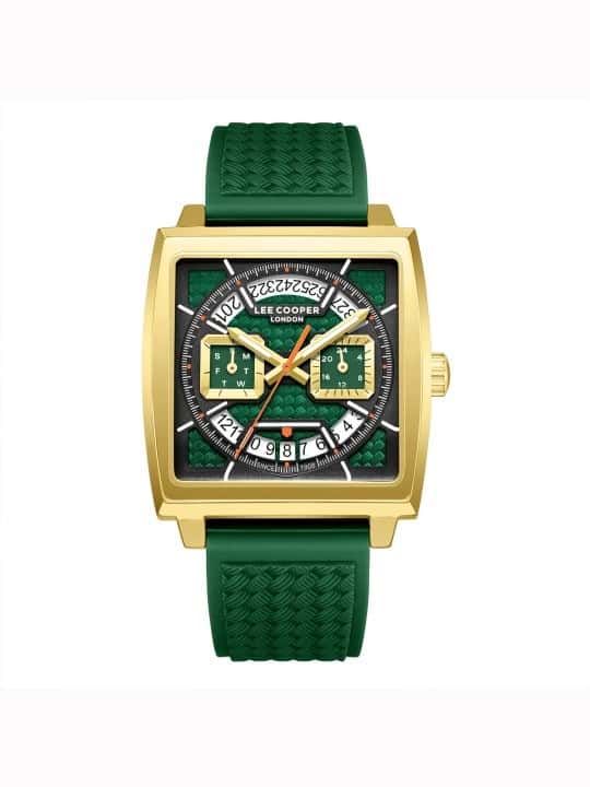 LC Multifunc Green Square Watch-LC08065.177 in bulk from India — Ant Mascot
