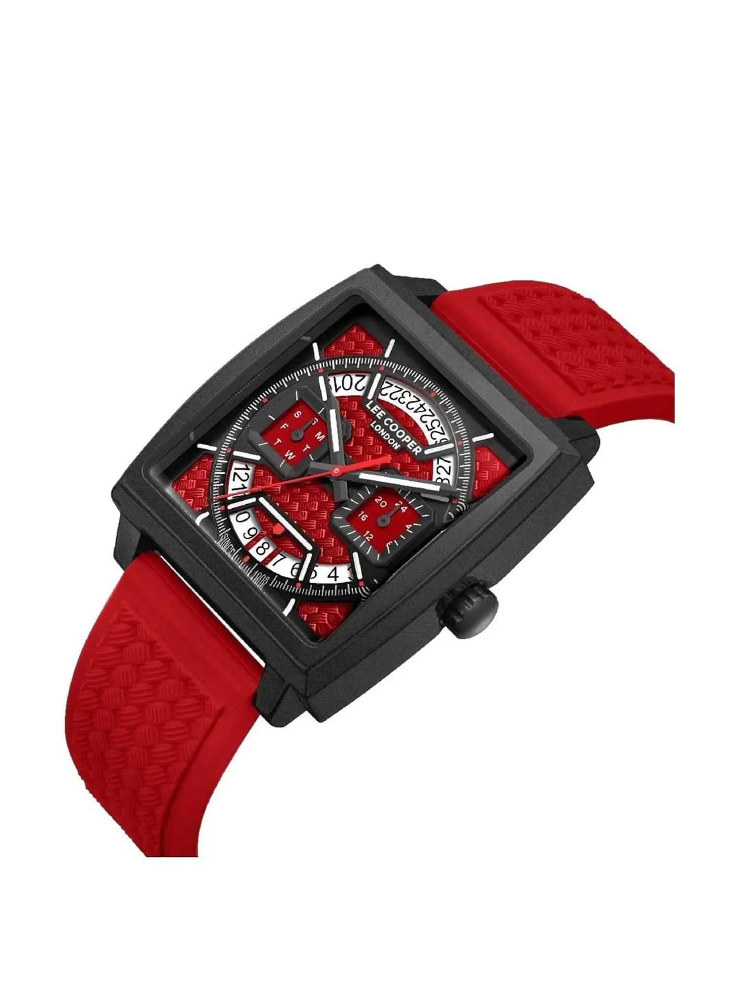 Lee Cooper Multifunc Red Square Watch in bulk from India — Ant Mascot