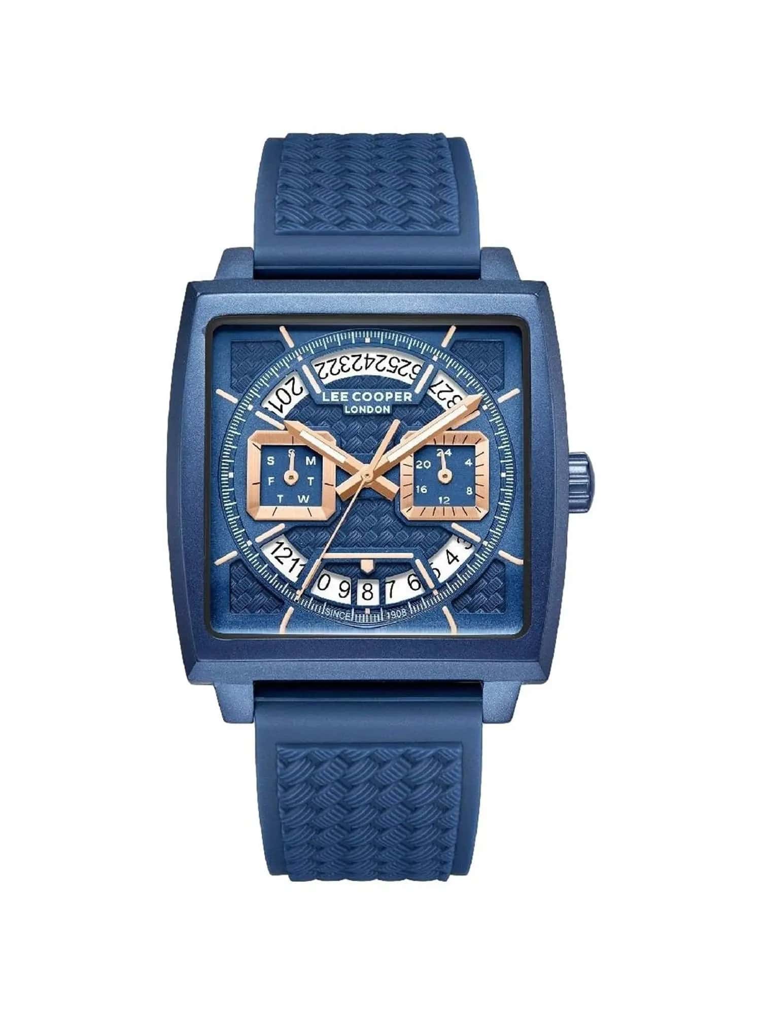 LC Multifunc Blue Square Watch-LC08065.999 in bulk from India — Ant Mascot