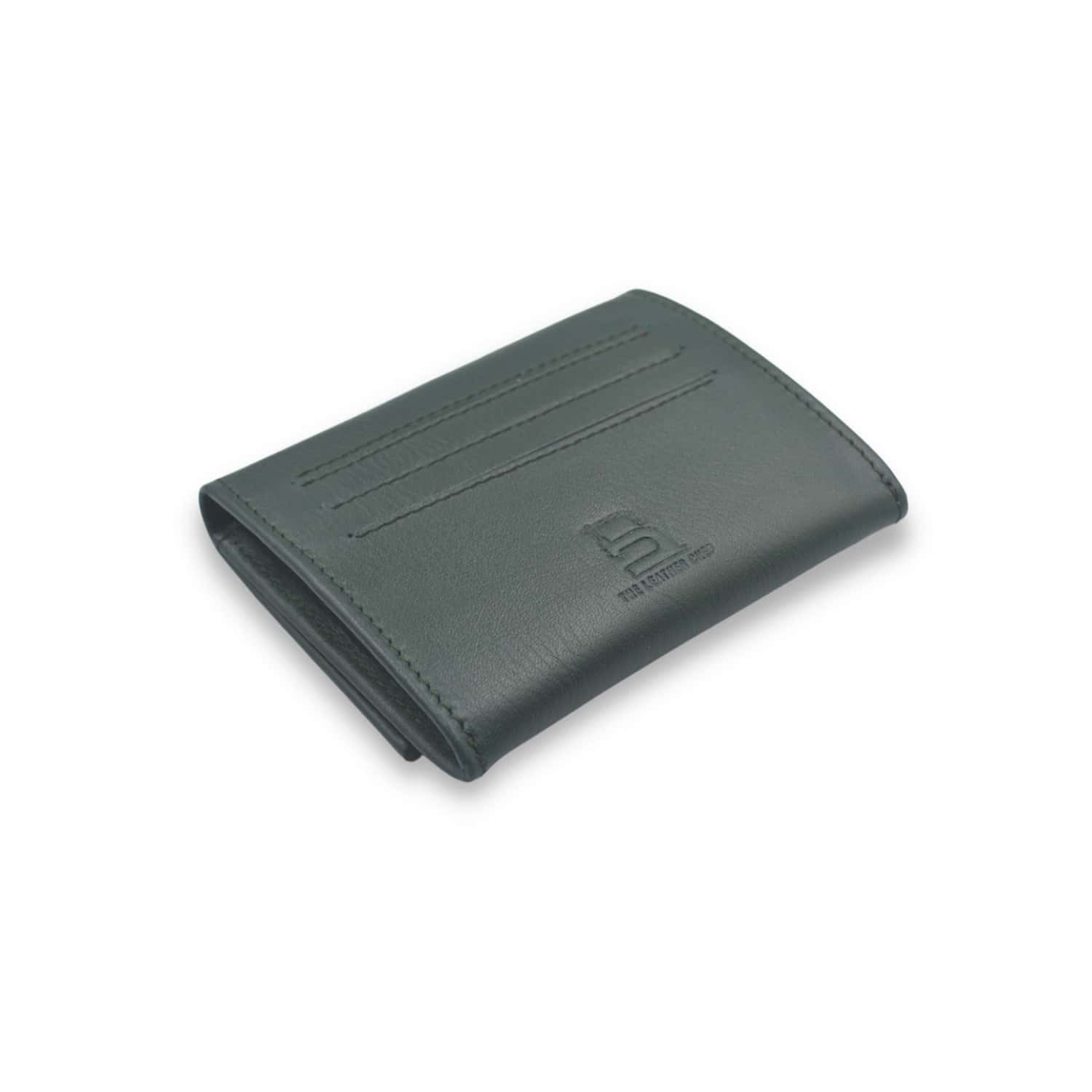 Leather Chef Discovery Wallet Army Green in bulk from India — Ant Mascot
