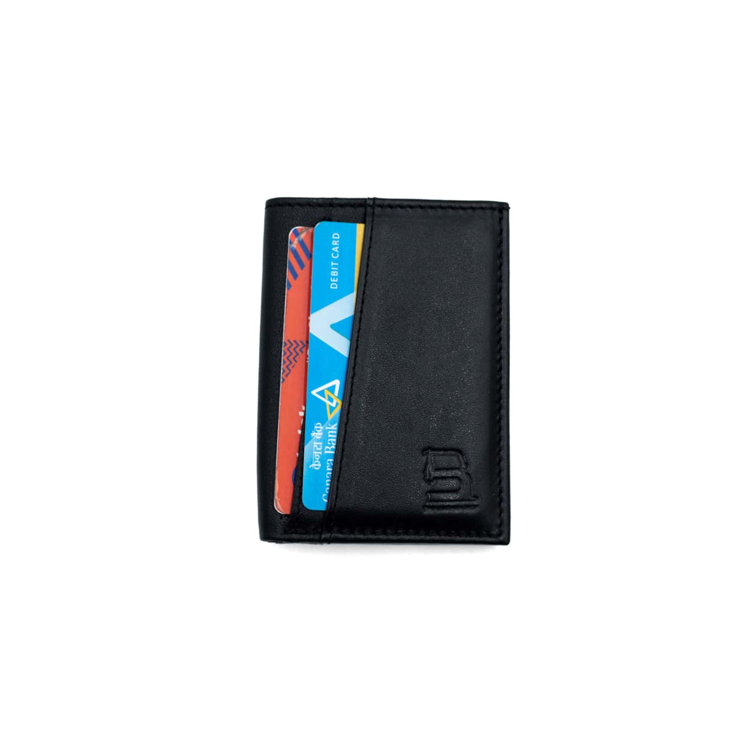 Leather Chef Mini Wallet Black in bulk from India — Ant Mascot