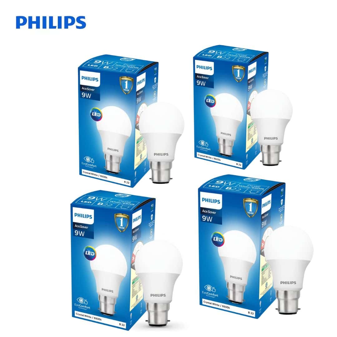 Philips 9W LED Bulb Pack of 4 in bulk from India — Ant Mascot