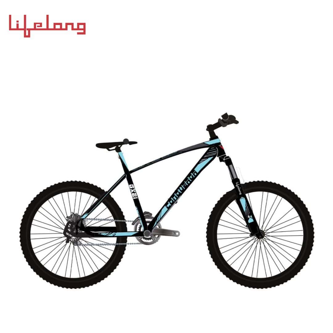 Lifelong LLBC2792 Geared Cycle with Dual Disc Suspension, 21 Shimano Gear (Conqueror GX21 ) |27.5 T Mountain Cycle | Ideal for: Adults | Frame Size: 18"|Ideal Height : 5 ft 6 inches+|85% Assembled (Easy Self-Assembly) in bulk from India — Ant Mascot
