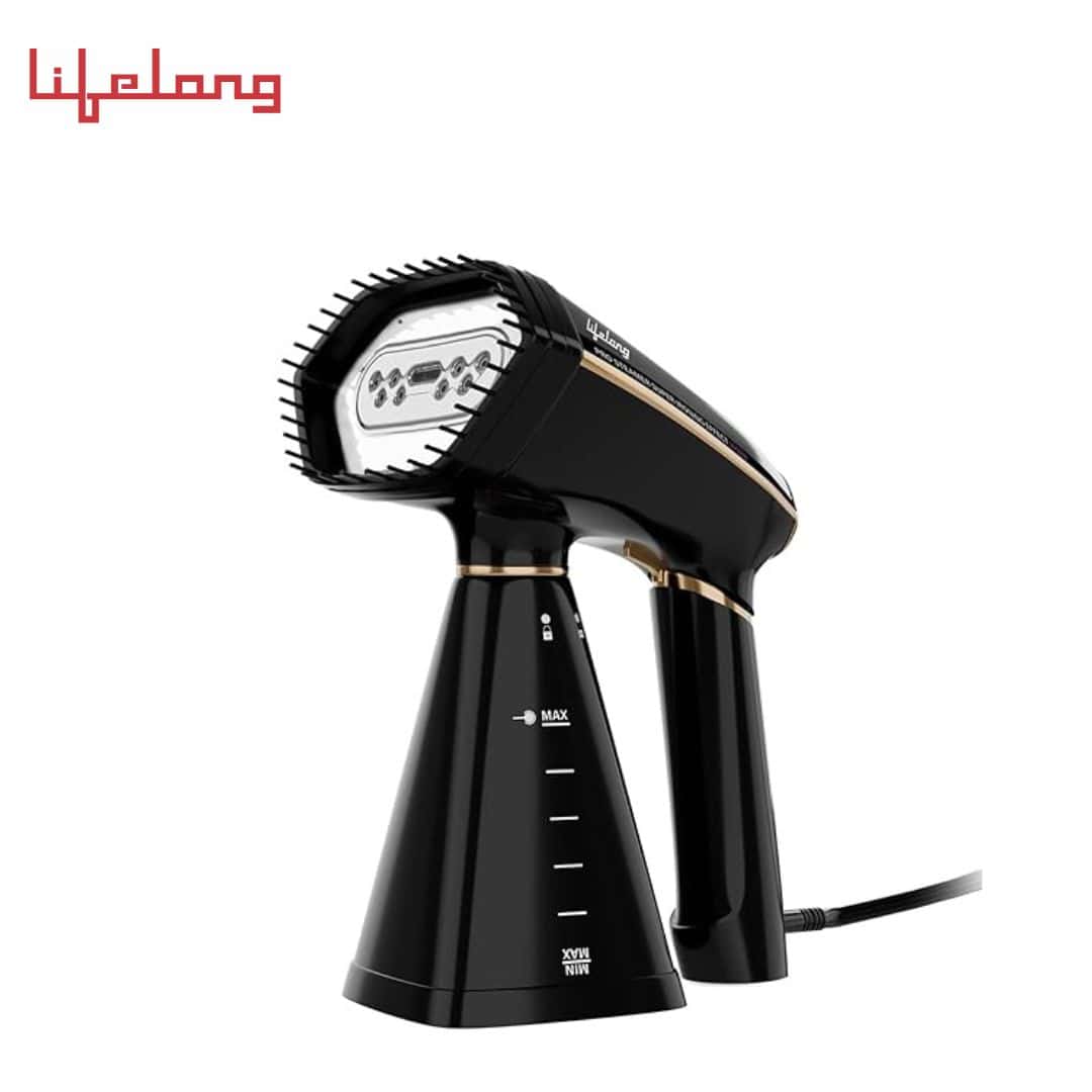 Lifelong Handheld Garment Steamer 350 ml Capacity, 1380 Watt Quick Steam Ironing, Adjustable Steam Setting (LLGRMS902, Black) in bulk from India — Ant Mascot