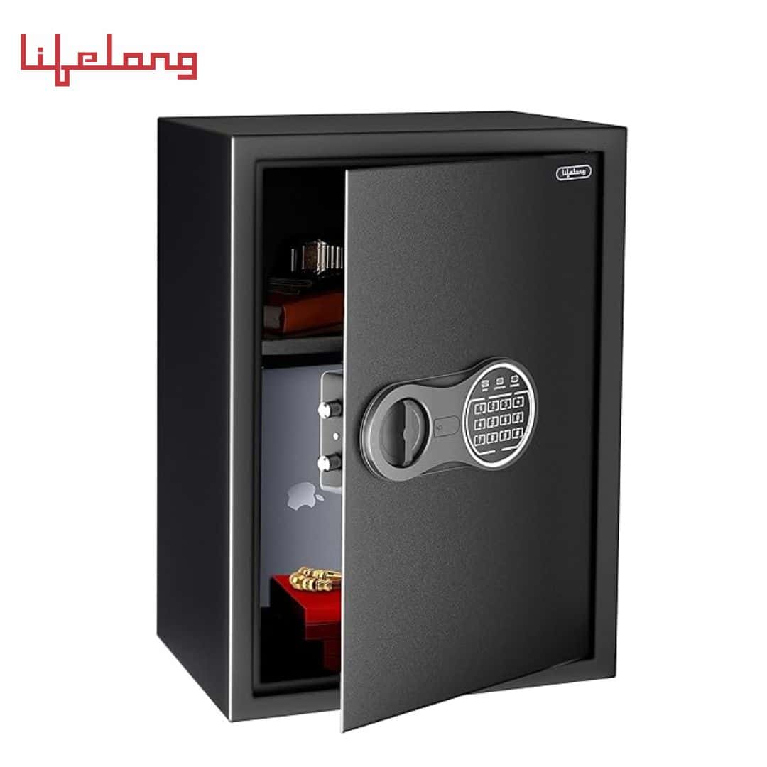 Lifelong Locker for Home & Office 56L - Digital Safe for Security with Electronic Keypad- Safety for Jewellery, Money & other valuables - Tijori Box (1 Year Manufacturer's Warranty, Black) in bulk from India — Ant Mascot