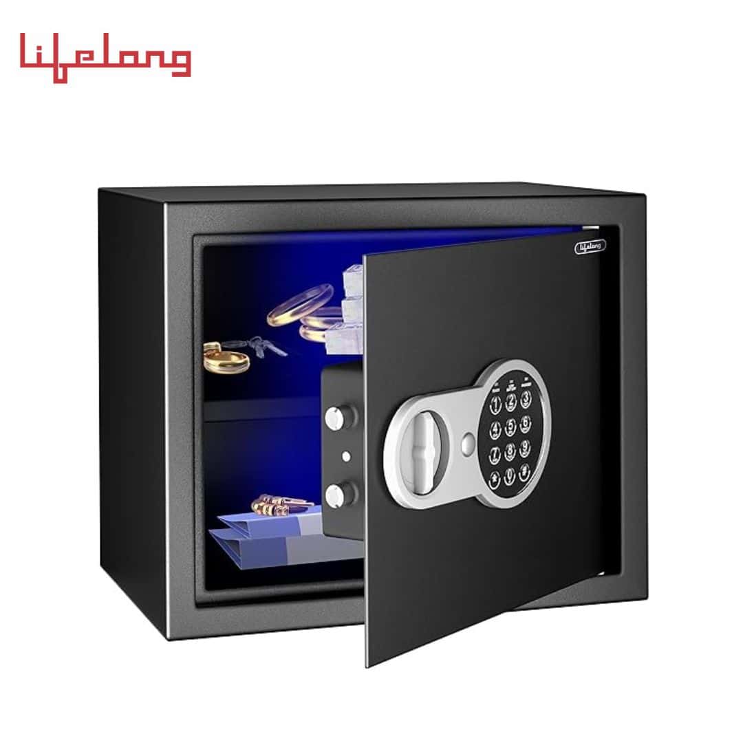 Lifelong LLHS12 34Litres Home Safe Electronic Locker|Digital Security Safe for Home & Office with Motorized Locking Mechanism - 1.2 Cubic Feet, (1 Year Warranty, Black) with LED Light in bulk from India — Ant Mascot